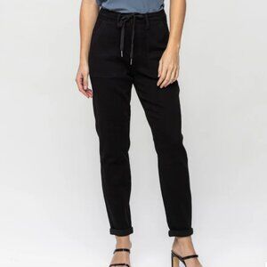 Jet Black Judy Blue Jogger Jeans NWT